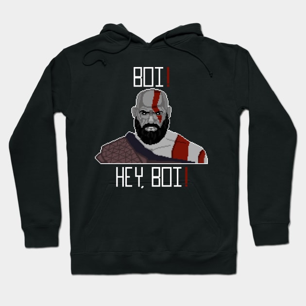 "Hey,Boi" Hoodie by ShatteredPixels